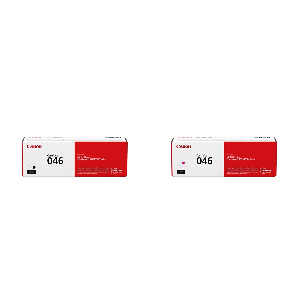 Canon Genuine Black & Magenta Toner 2-Pack 1250C001/1248C001