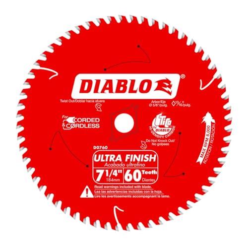 DIABLO SAW BLADE 7-1/4" X 60T