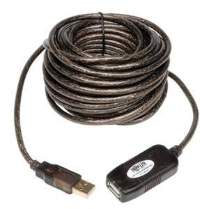Tripp Lite USB 2.0 Hi-Speed Active Extension Repeater Cable (A M/F) 10 Meter (33-ft.) (U026-10M)