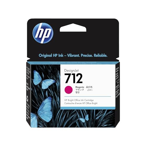 712 Magenta 29-ml Genuine Ink Cartridge (3ED68A) for DesignJet T650, T630, T230, T210 & Studio Plotter Printers