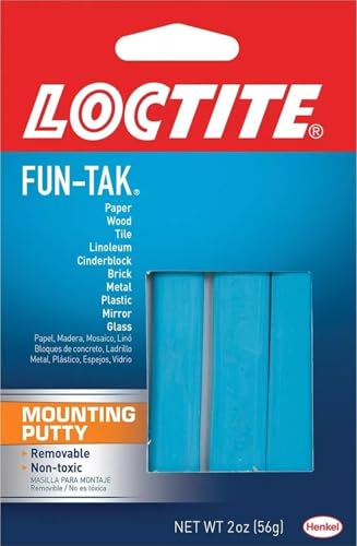 Loctite 1087306 Fun-Tak Mounting Putty, 2 oz, Blue