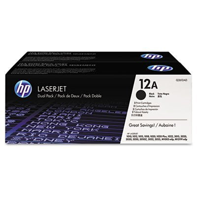 HP Q2612AD Original Black Laser Toner Cartridge (T