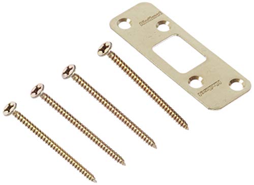 Kwikset 83223-3 Deadbolt Strike 3-5/8" Brass