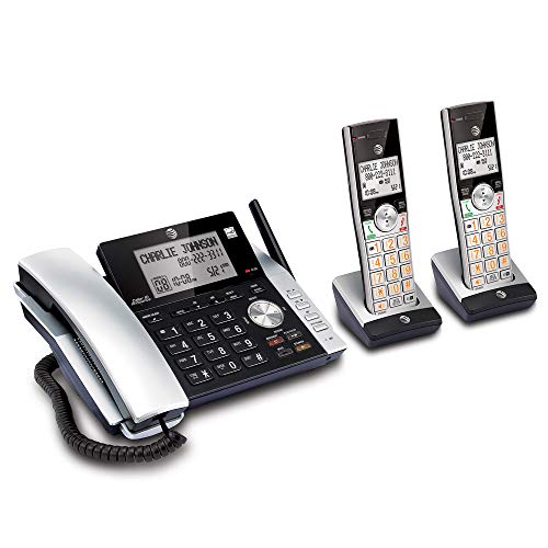 AT&T CL84215 2-HANDSET CORDED/CORDLESS