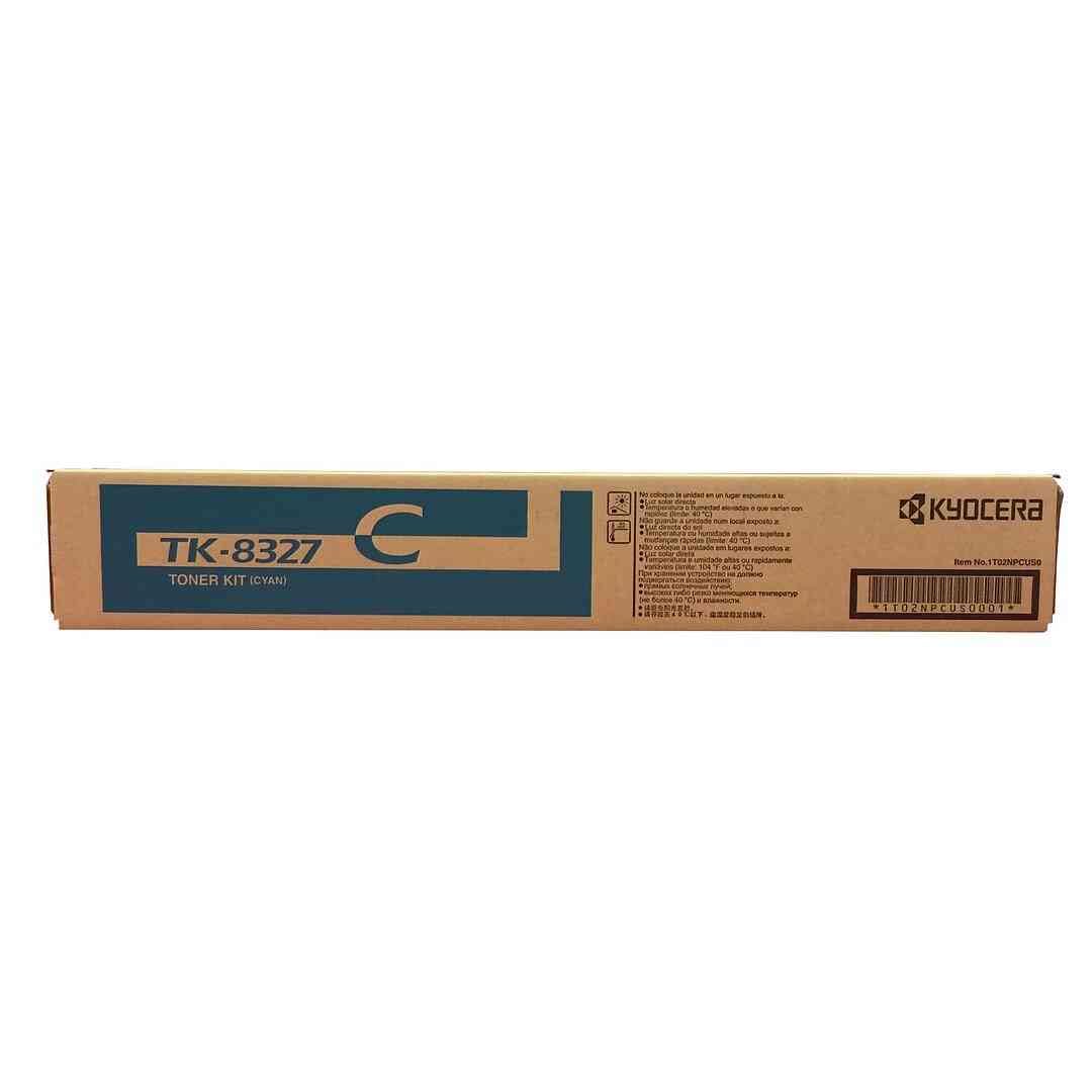 Kyocera TK-8327C Cyan Toner Cartridge 12,000 Pages