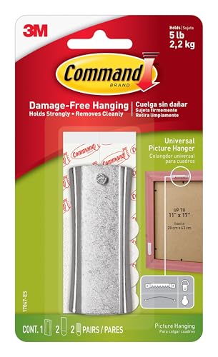 Command Strips 17047 Large Command Sawtooth Sticky Nail Hanger