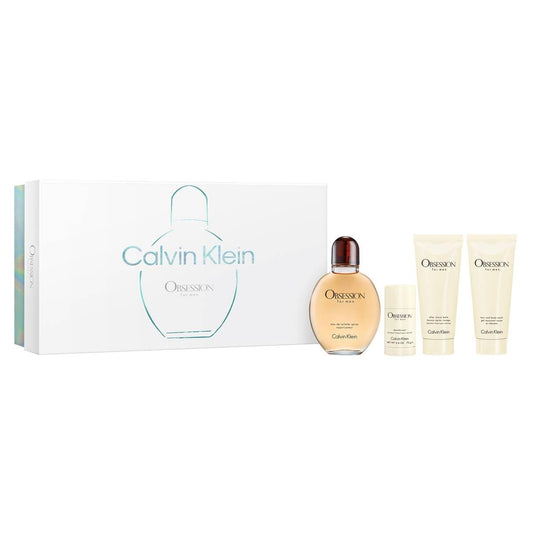 AEJ Calvin Klein Obsession 4Pc Men Set (Hard Box)