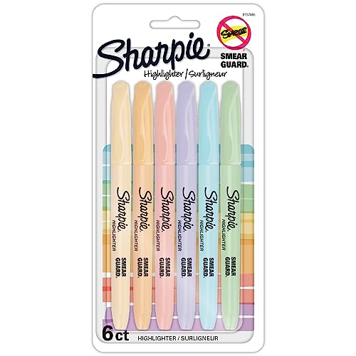 Sharpie Accent Pocket Highlighters Pack of 6