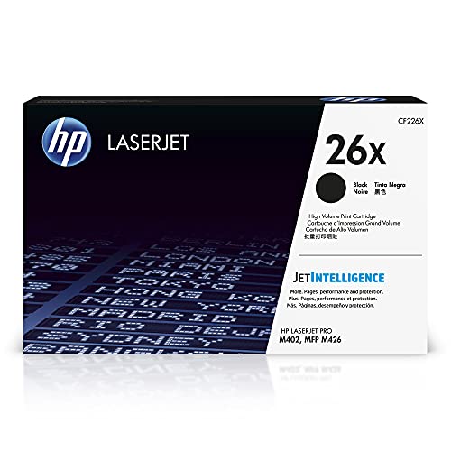 HP 26X Black High-Yield Toner Cartridge CF226X