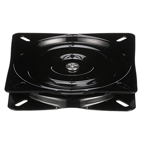 Attwood 17721 Seat Swivel, For Boat Seat, 3-Degree Tilt Action, 7 Inches, Steel, Black Powder Coated