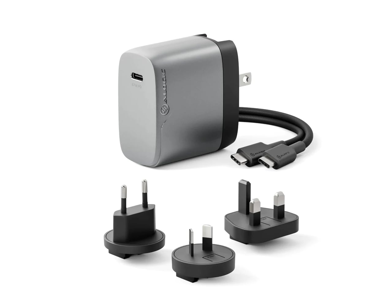 1X67 Rapid Power 67W Multi-Country Travel GaN Charger