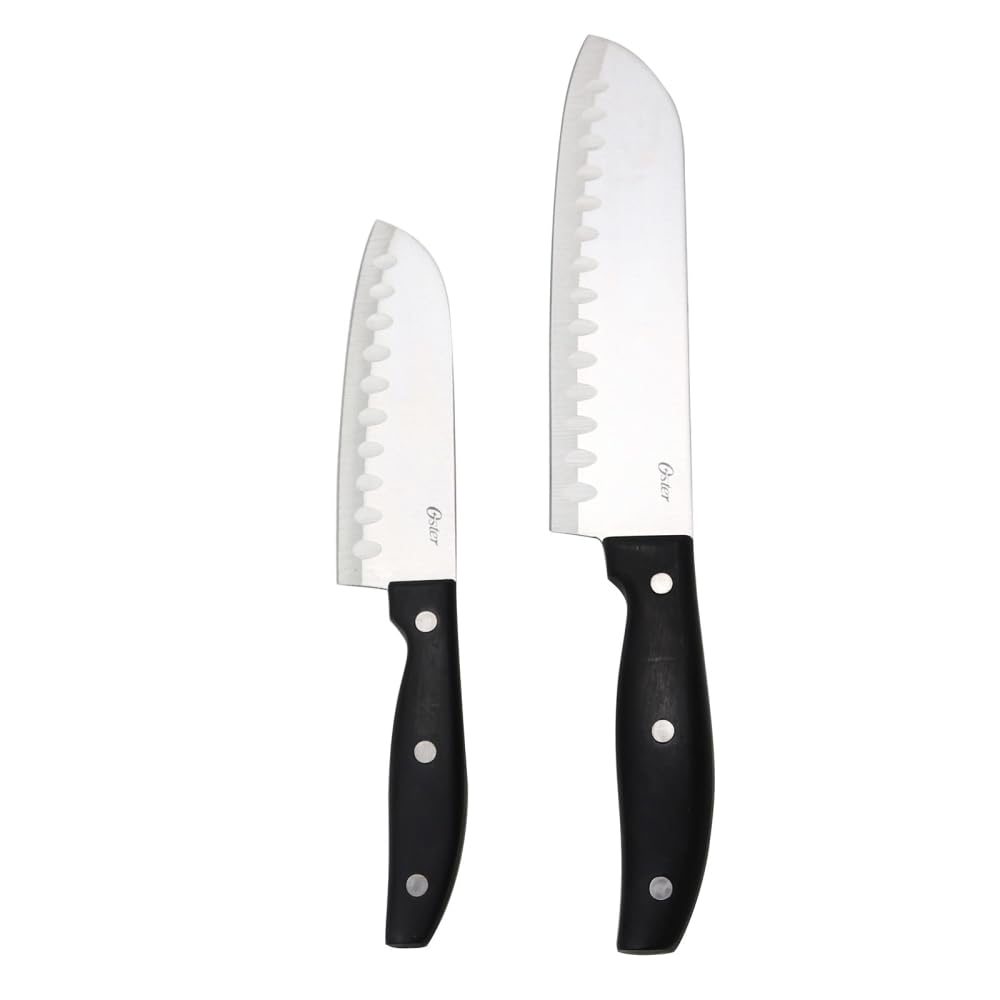 Oster Granger 2-Piece Santoku Knife Set