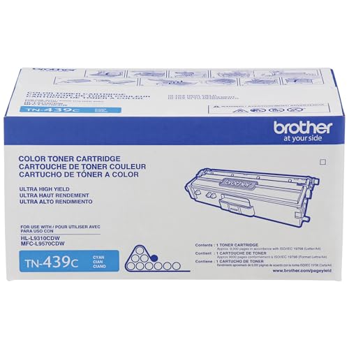 Brother® TN-439 Extra-High-Yield Cyan Toner Cartridge, TN-439C