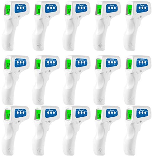 Veridian Berrcom No-Contact Infrared Forehead Thermometer 15-Pack