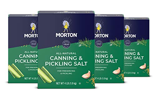 Morton Canning & Pickling Salt 4 lb 4-Pack