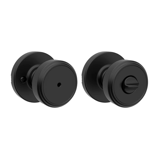 Kwikset Maven Privacy Door Knob Matte Black