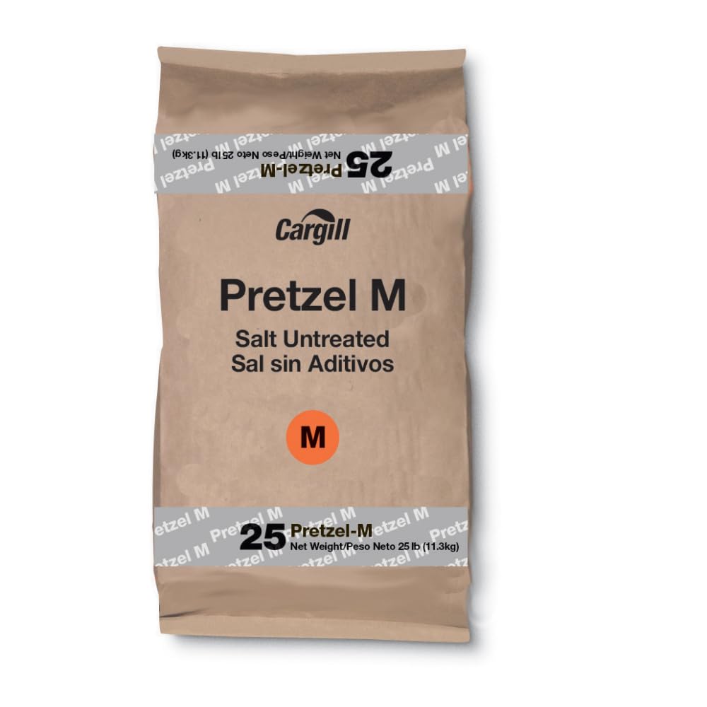 Cargill Pretzel Salt Coarse 25 Lb Box