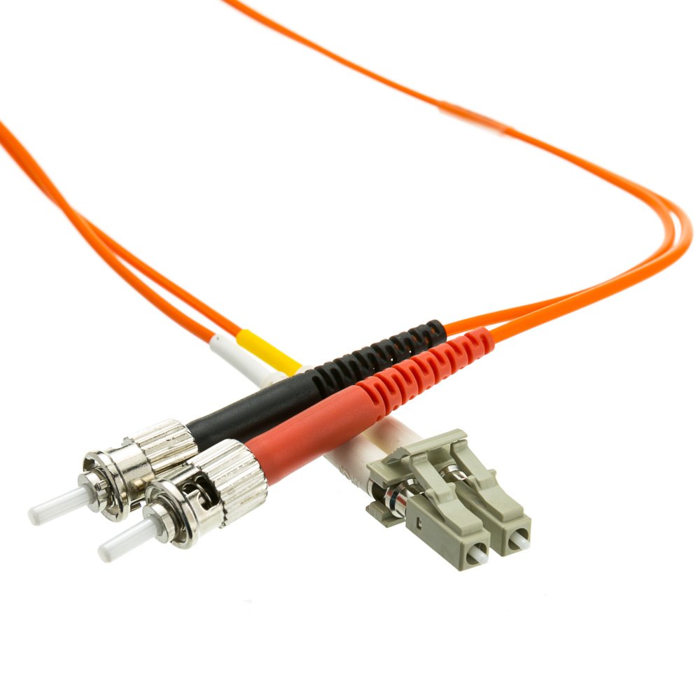 CableWholesale Fiber Optic Cable 3m LC-ST OM1 Duplex