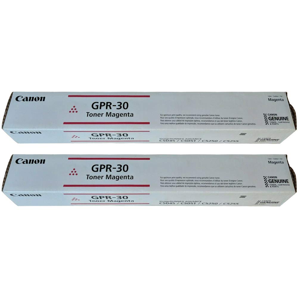 Canon GPR-30 Magenta Toner 2797B003Aa 2 Pack
