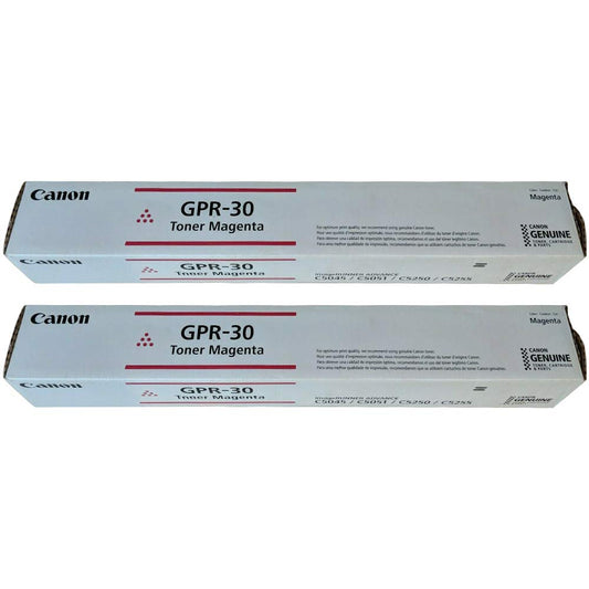 Canon GPR-30 Magenta Toner 2797B003Aa 2 Pack