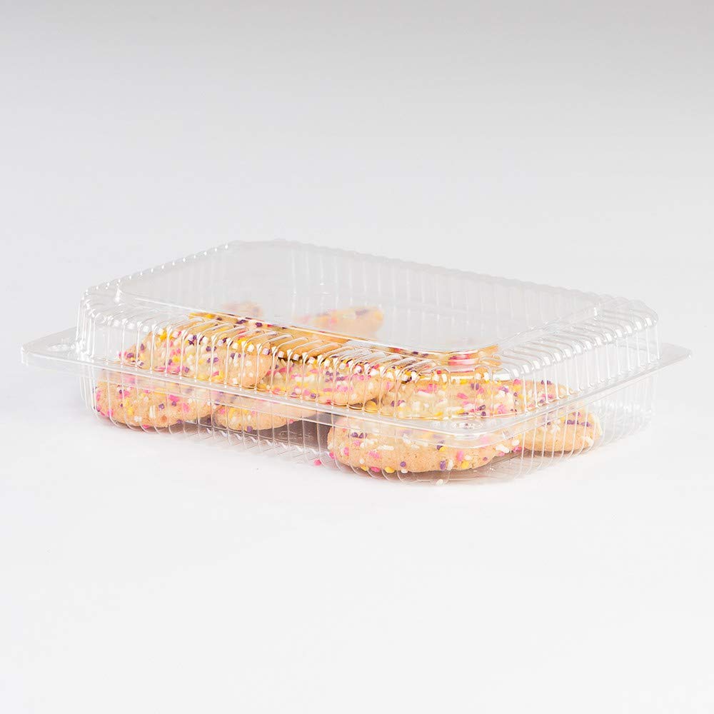 Detroit LBH-615 Clear OPS Hinged Food Container 9x6.5x2 in 350/Case