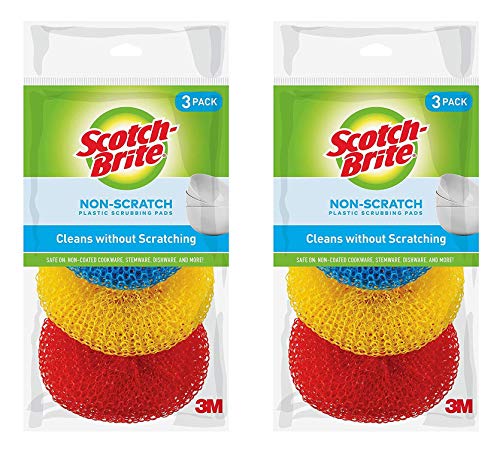 Scotch-Brite Non-Scratch Scrubbing Pads 3-Pack (2x Packs)