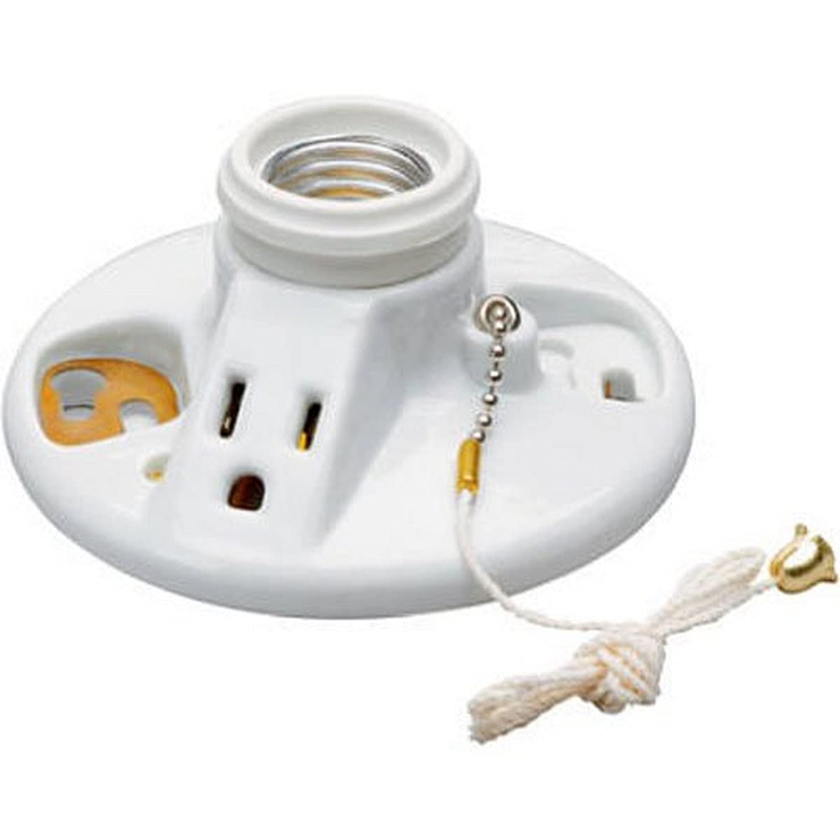 Pass & Seymour 288CC18 Porcelain Lamp Holder 250W 125V White