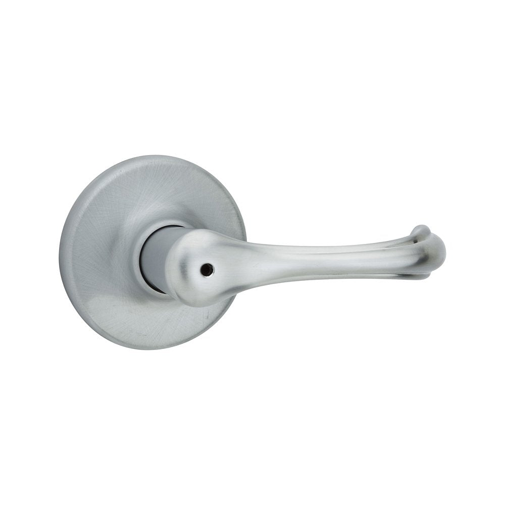Kwikset Dorian Privacy Lever Satin Chrome