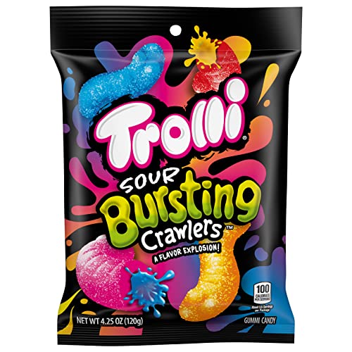 Trolli Sour Bursting Crawlers 4.25 oz (12 Pack)