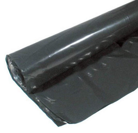 Warp Brothers 3CH10-B 3 Mil Black Plastic Sheeting 10x25ft