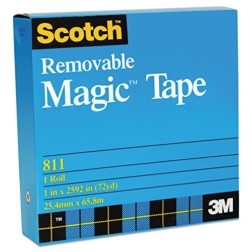 3M Removable Magic Tape 3/4 x 36 Yds 9 Pack