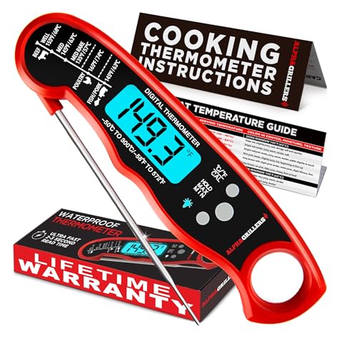 Digital Food Thermometer, Fast and Reliable Digital Thermometer for Cooking and Baking, Instant Read Thermometer for Every Chef, Perfect Kitchen Thermometer for Cooking and Outdoor Grills