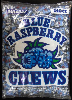 Alberts Blue Raspberry Chews
