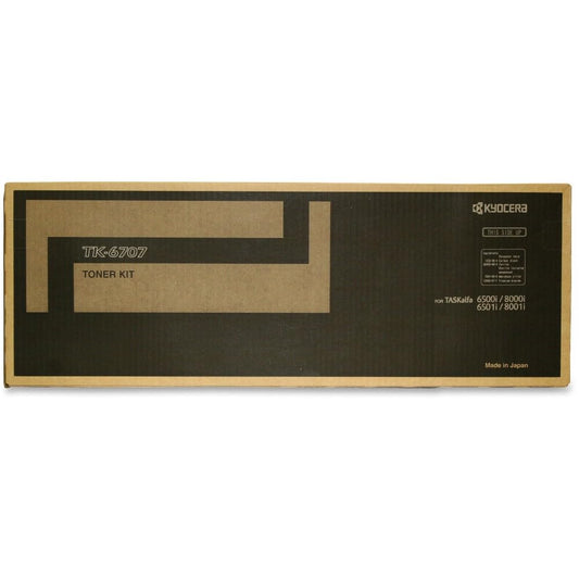 Kyocera TK-6707K (TK6707K) Black Toner Cartridge 2-Pack for TASKalfa 6500i, 8000i