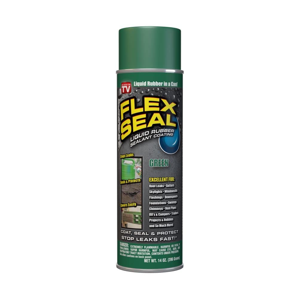 FLEX Flex Seal 14 oz Green Rubber Sealant Spray