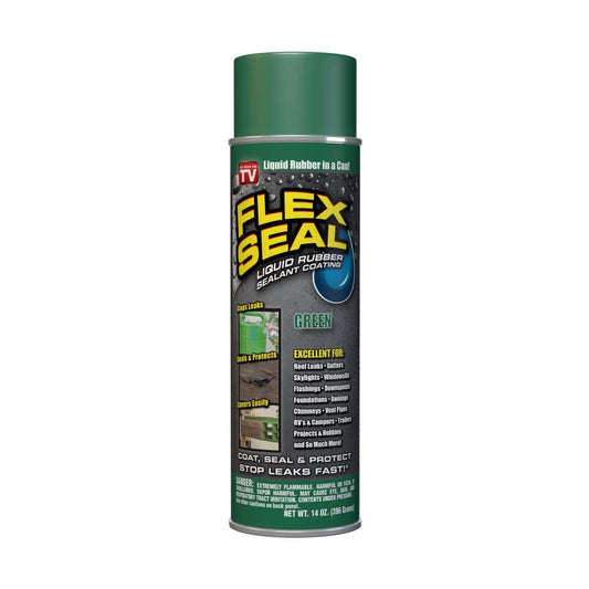 FLEX Flex Seal 14 oz Green Rubber Sealant Spray