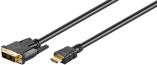 MicroConnect HDMI to DVI-D Video Cable Adapter 2m