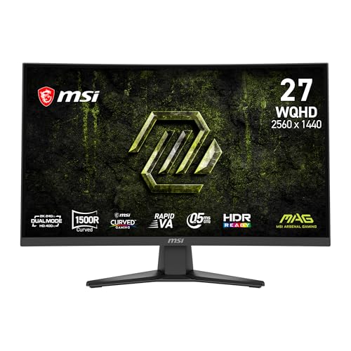 MSI MAG 275CQDF X24 27-inch QHD Gaming Monitor