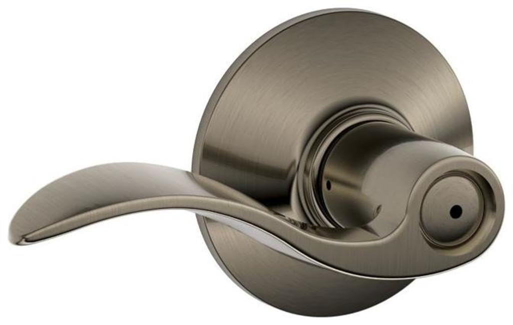 Schlage Accent F40ACC620 Door Lever, Antique Pewter