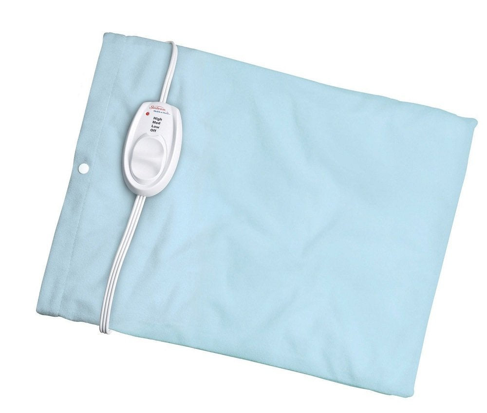 Sunbeam Dry Blue Heating Pad Standard