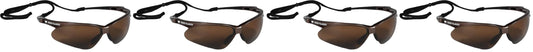 Jackson Safety V30 Nemesis Polarized Safety Glasses (2, Brown Frame with Polarized Brown Lens)