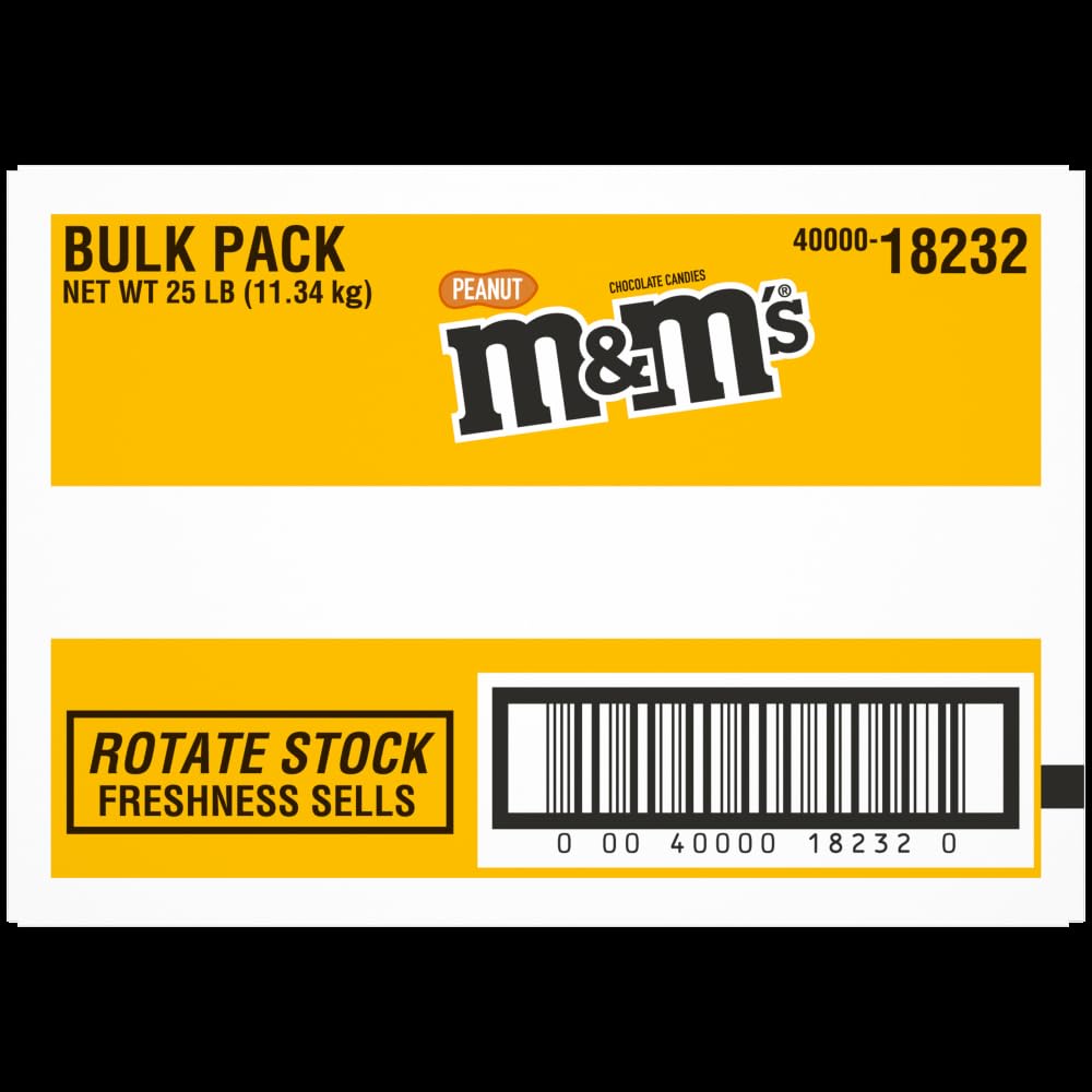 MARS MW M&M M&MS PEANUT 25LB B