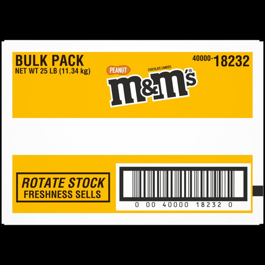 MARS MW M&M M&MS PEANUT 25LB B