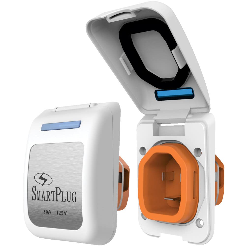 SmartPlug 30 AMP Male Inlet Cover Black