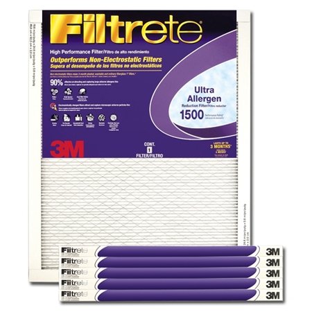 3M Filtrete High Performance Air Filter 20x24x1" 1500MPR