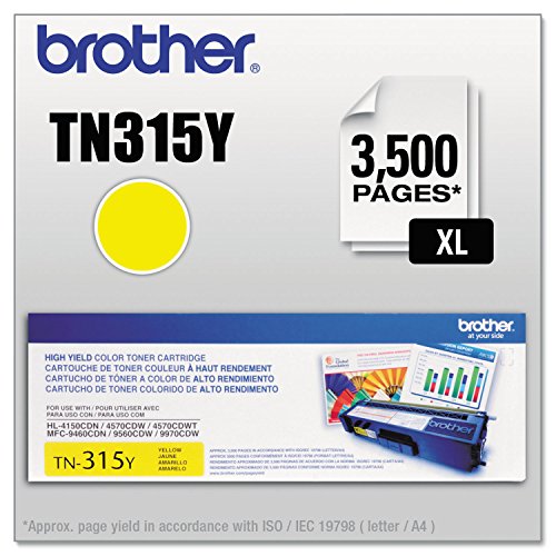 Brother HL 4150CDN High Yield Yellow Toner (3500 Yield) - Genuine OEM Toner