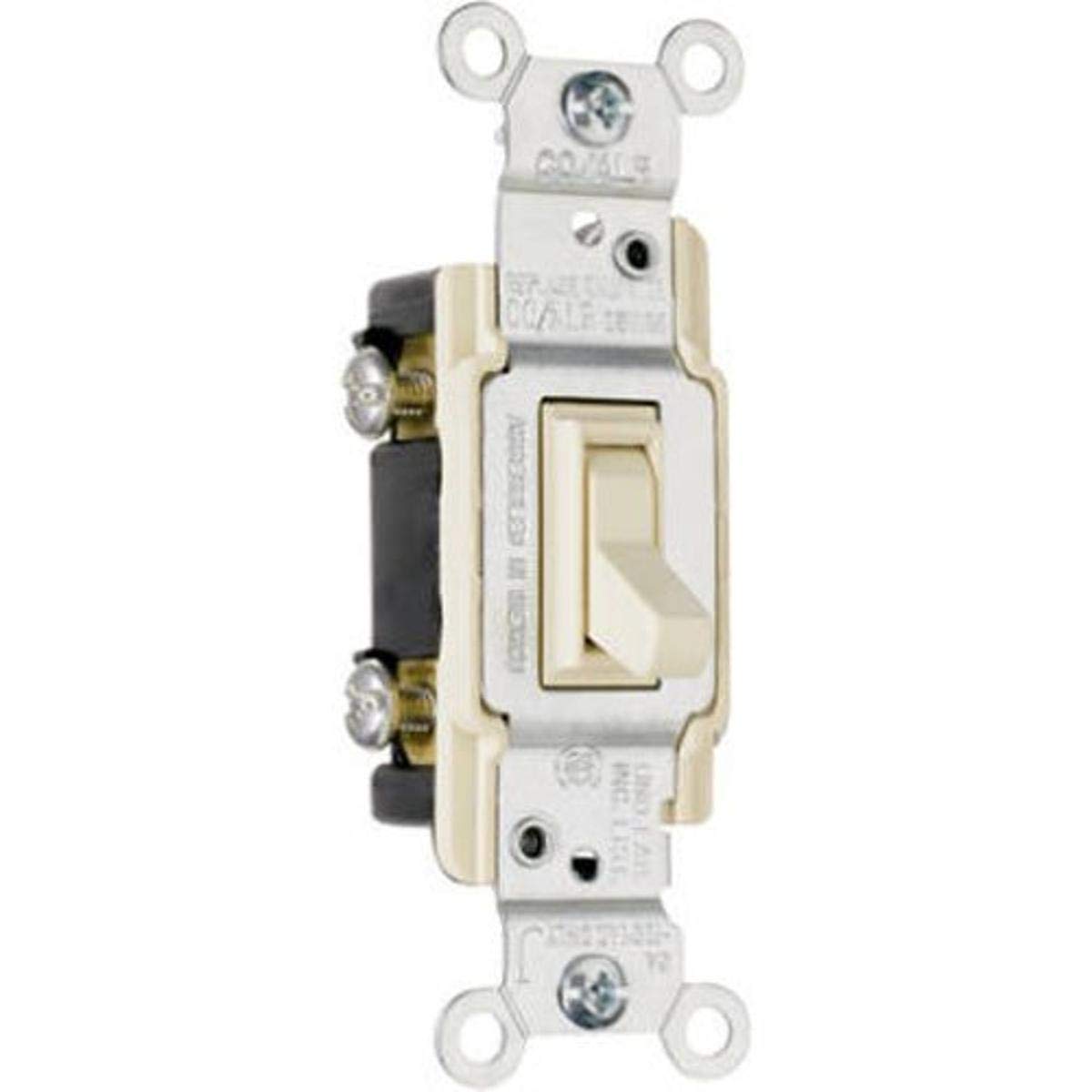 Pass & Seymour 663IGCACC10 3-Way Toggle Switch 15A 120V