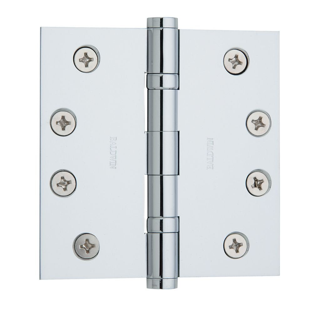Baldwin 1041.I 4" x 4" Brass Mortise Hinge