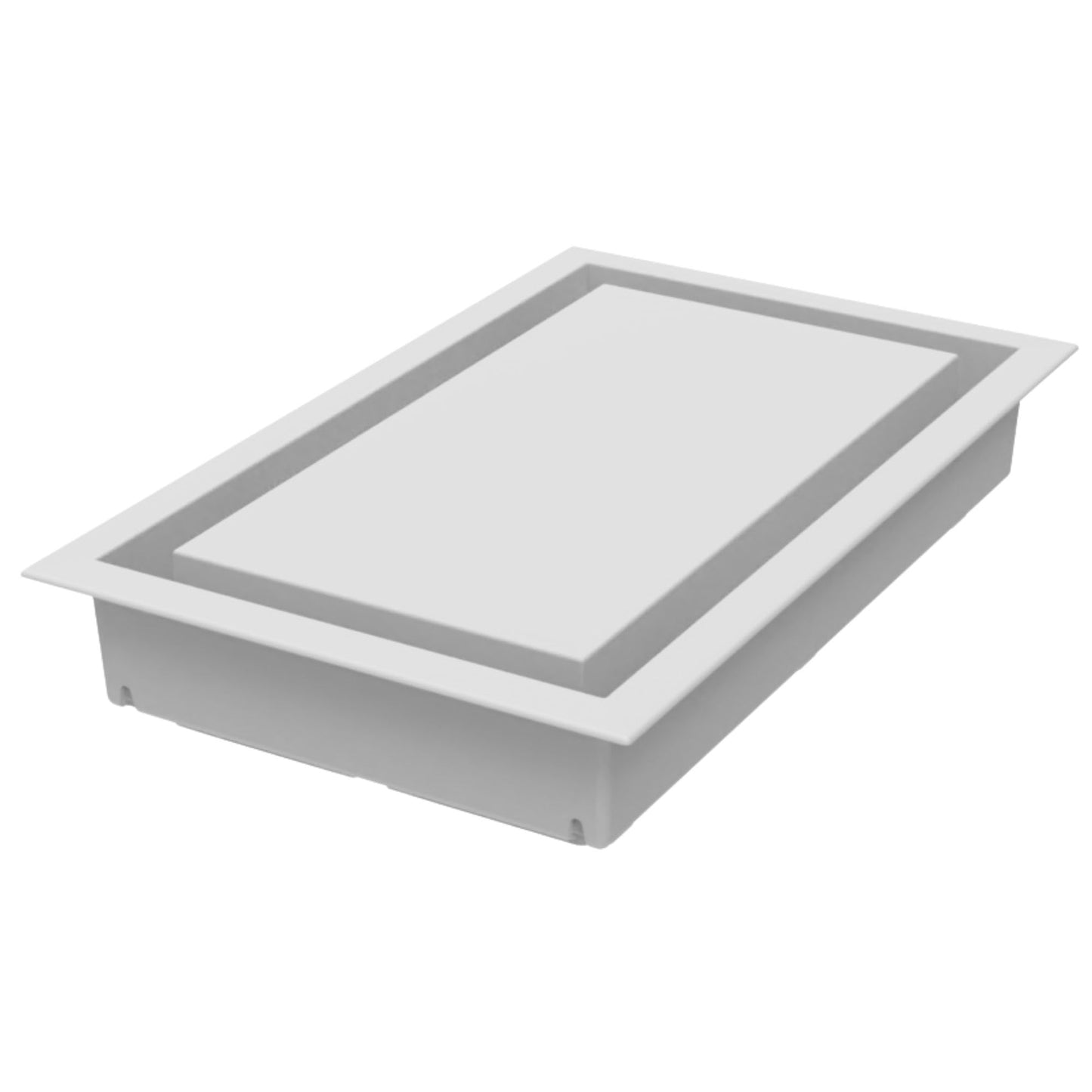 Fittes Aria Lite Framed Wall Vent 6"x10" Cotton White