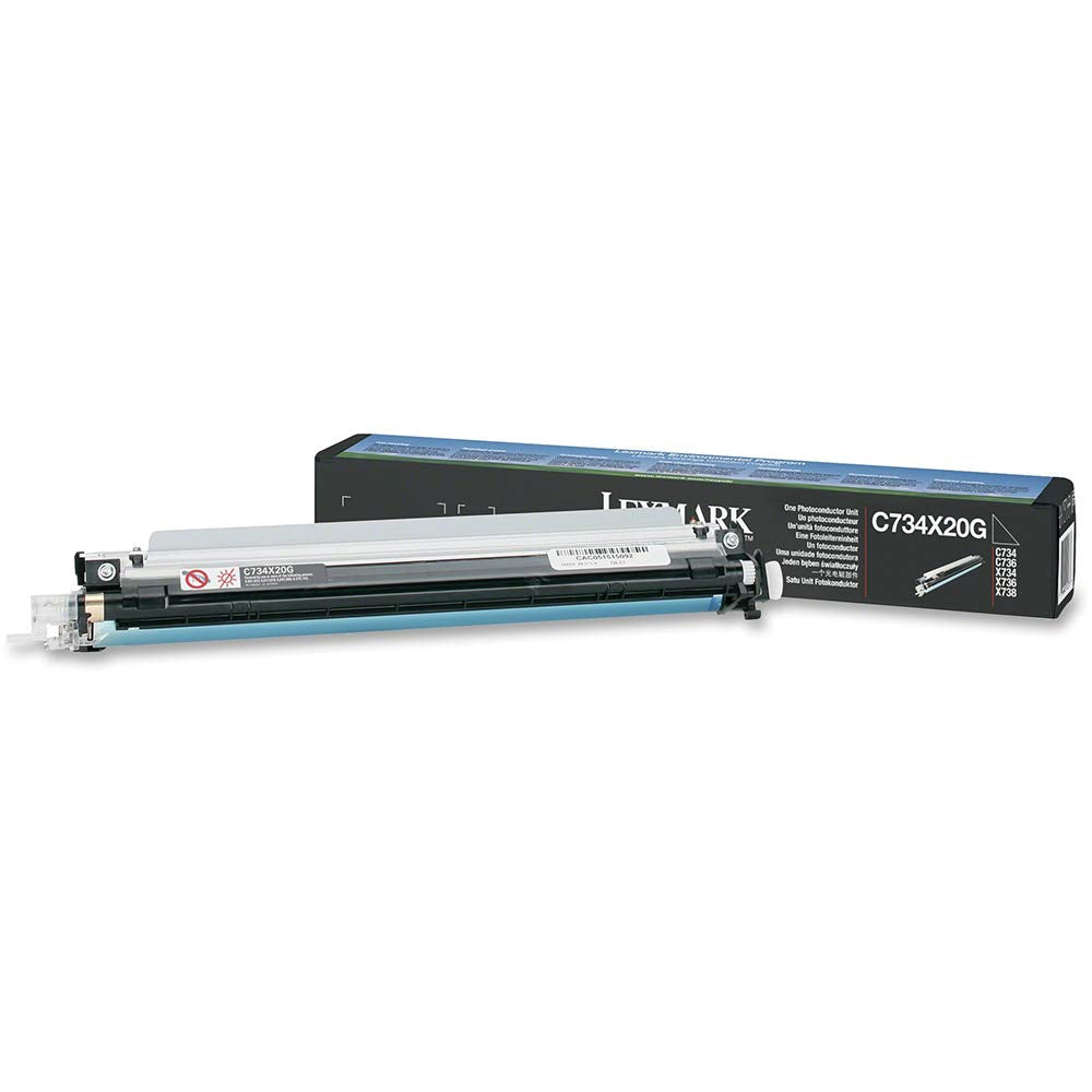 Lexmark Original 0C734X20G Image Drum (Approx. 20,000 Pages) for C 734, 736, 746, 748; CS 736; Optra C 734, 736; X 734, 736, 738, 746, 748
